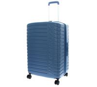 Mandarina Duck Flyduck Trolley Medium EXP, China Blue, 69 cm x 31 cm x 45 cm, Nuova Linea superleggera in policarbonato