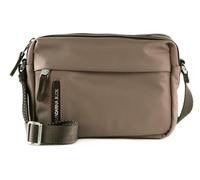 Shoulder Bag with Front Pocket in Nylon Mandarina Duck Hunter Marron 15x21x8 cm