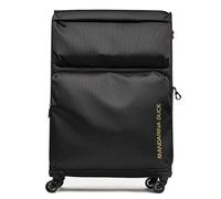 Mandarina Duck Zephyr Trolley XL EXP, Black, 52 cm (L) x 31.5 cm (W) x 83 cm (H), Trolley XL espandibile in Tessuto morbido ad effetto 3D