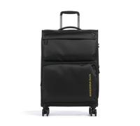 Mandarina Duck Zephyr Medium EXP Trolley Bag, Black, Trolley Medio espandibile in Tessuto morbido, Black, 43 cm (Length) x 25 cm (Width) x 67 cm (Height), Trolley Medio espandibile in Tessuto morbido