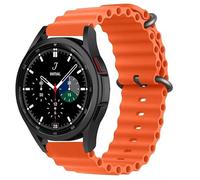 Mandarinmelon Pack Watch Straps 22 mm Compatible with Amazfit GTR 47 mm. Silicone Replacement Watch Bands Compatible with Samsung Galaxy Watch 4 46 mm. Replacement Sports Bracelet, orange, 22mm