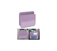 Mandark Car Seat Back Organizer, PU Leather Automotive Backseat Hanging Storage Pocket, Multipurpose Vehicle Travel Essentials Accessories for Kids & Adults, Universal for Most Cars (Purple)