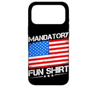 MANDATORY FUN SHIRT Funny Military Case for iPhone 17 Pro Max
