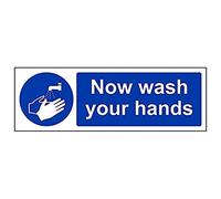 Mandatory General - Now Wash Your Hands - 300 X 100mm