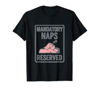 Mandatory Naps Reserved Bachelorette Party Design T-Shirt