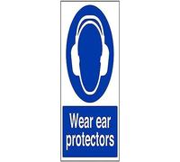 Mandatory PPE - Wear Ear Protectors - 150 X 200mm