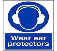 Mandatory PPE - Wear Ear Protectors - 200 X 300mm