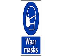 Mandatory PPE - Wear Masks - 300 X 400mm