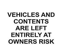 Mandatory Sign Disclaimer Wall Mounted PVC (Polyvinyl Chloride) 30 x 20 cm