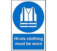 Seco Ear Protection Must Be Worn in This Area Sign, 400mm x 600mm - 1mm Semi Rigid Plastic