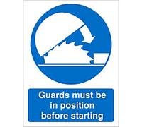 Mandatory Sign Guards Adhesive Vinyl 20 x 15 cm
