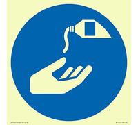 Mandatory: Use barrier cream Sign - 200x200mm - S20