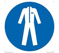 Mandatory: Wear protective clothing Sign - 150x150mm - S15
