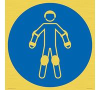 Mandatory: Wear protective roller sport equipment Sign - 400x400mm - S40