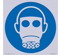 Mandatory: Wear respiratory protection Sign - 150x150mm - S15