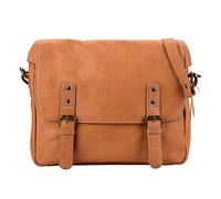 MANDAVA Men's Messenger Sling Bag | Genuine Leather Laptop Briefcase Bag for Women - Handmade Full Grain Satchel Side Shoulder Cross Body Bag (Tan)