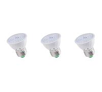 MANDDLAB 3X E27 80 Plant Grow Lamp LED Full Spectrum Growth Light Bulbs Seedling Flower Phyto Lamp for Hydroponic Plants