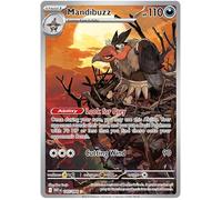 Mandibuzz 145/086 Illustration Rare Pokemon Card | White Flare Set | Pokemon Scarlet & Violet Series | Titan Authenticated