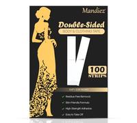 Mandiez Double Sided Body Tape Invisible - Body Tape (100 Pcs),Tit Tape Strength Adhesive on Skin and Fabrics- Fashion Tape- Perfect For Dresses,Body & Bra Support Boob Tape