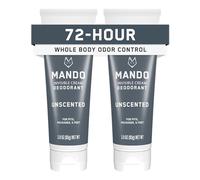 Mando Full Body Deodorant for Men, Invisible Cream, 72 Hours Odour Control, Aluminium Free, Sodium Bicarbonate Free, Skin Safe, 100ml (Pack of 2)