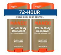 Mando Full Body Deodorant for Men, Soft Firm Pen, 72 Hours Odor Control, Aluminium Free, Sodium Carbonate Free, Skin Safe, 600ml (Pack of 2)