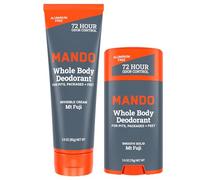 Mando Full Body Deodorant, Invisible Cream Tube and Fixed Pen, 72 Hours Odour Control, Aluminium Free, Sodium Bicarbonate Free, Skin Safe, 100ml Tube
