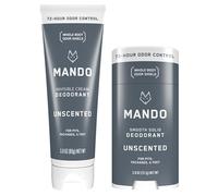 Mando Full Body Deodorant, Invisible Cream Tube and Fixed Pen, 72 Hours Odour Control, Aluminium Free, Sodium Bicarbonate Free, Skin Safe, 100ml Tube