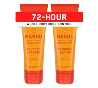 Mando Men's Full Body Deodorant, Invisible Cream, 72 Hour Odour Control, Aluminium Free, Sodium Bicarbonate Free, Skin Safe, 7oz Tube (2 Pack)