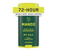 Mando Men's Full Body Deodorant Solid Smooth Surface 72 Hours Odour Control No Aluminium No Baking Soda Safe for Skin 2.6oz (Mt Fuji)