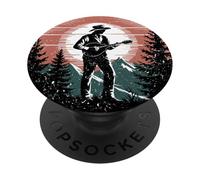 Mandolin Acoustic Bluegrass Humor Quote PopSockets Adhesive PopGrip