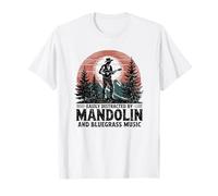 Mandolin Acoustic Bluegrass Humor Quote T-Shirt