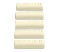 Mandolin Bridge Nut 8 String Plastic Slotted Nut Premium Replacement Accessory for Mandolin Players 5Pcs 3.5cm