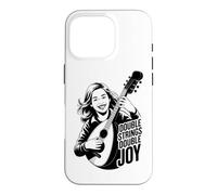 Mandolin Double Strings Mandolin Folk Music Bluegrass Case for iPhone 16 Pro