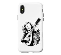 Mandolin Double Strings Mandolin Folk Music Bluegrass Case for iPhone X/XS
