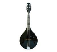 Mandolin Eight-String Tibetan Musical Instrument A-Shaped Handmade Mandolin(Black)
