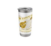 Mandolin Eight Strings of Happiness Mandolin Folk Player Stainless Steel Insulated Tumbler