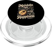 Mandolin Eight Strings Of Happiness Music PopSockets PopGrip for MagSafe
