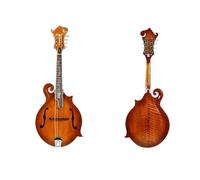 Mandolin For Beginners 21in Spruce Solid Tiger Maple Side Panels F-type Mandolin Professional Mandolin(A)