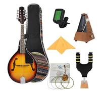 Mandolin For Beginners 8 Strings Mandolin Basswood With Rosewood Steel Minority Accompany Musical Instrument Adjustable Bridge Beginners