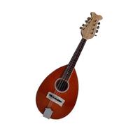 Mandolin For Beginners Small Scoop-shaped Treble Mandolin Scoop-shaped Mandolin Eight-string Mandolin With Leather Case(C)