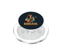 Mandolin Girl Woman Country Pickers PopSockets PopGrip for MagSafe