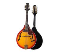 Mandolin Instrument For Beginners 8 Strings Electric Mandolin Classical Melodic Instrument A Style With Carrying Backpack Cloth Practice Performance(Mandolin Set)