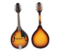 Mandolin Instrument For Beginners Beginners Mandolin 8-String A Style Electric Mandolin Stringed Instruments With Bag String Capo Strap Accessories(A)