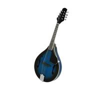 Mandolin Instrument For Beginners Professional Blue Black Bordered Mandolin Set 8 Strings A Style Mandolin With Case Strings For Beginners Instruments(Mandolin)