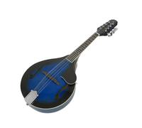 Mandolin Instrument For Beginners Professional Performance Blue Black Bordered Mandolin 8 Strings A Style Mandolin With Case Strings For Beginners(Mandolin Set)