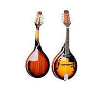 Mandolin Instrument Kit 26-inch Electric A4/A5 Mandolin Eight-string Mandolin EQ Beginner Entry Piano Mandolin(Yellow,A4)