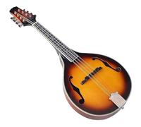 Mandolin Instrument Right Hand 8 Strings Mandolin Guitar Classical Melodic Instrument A Style Mandolin Sunburst Color For Beginners Adults(Yellow)