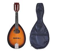 Mandolin Instrument Sunburst 8 Strings Mandolin Classical Melodic Instrument A Style Mandolin For Beginners Adults With Bag