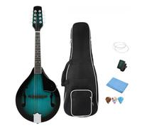 Mandolin Instruments For Beginners Ethnic Instrument Mandolin Green Eight String Western