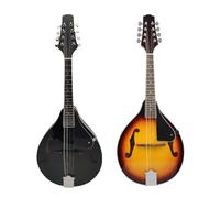 Mandolin Instruments For Beginners Sunset Colored Black Eight String Mandolin Folk Songs For Beginners Classical(1)